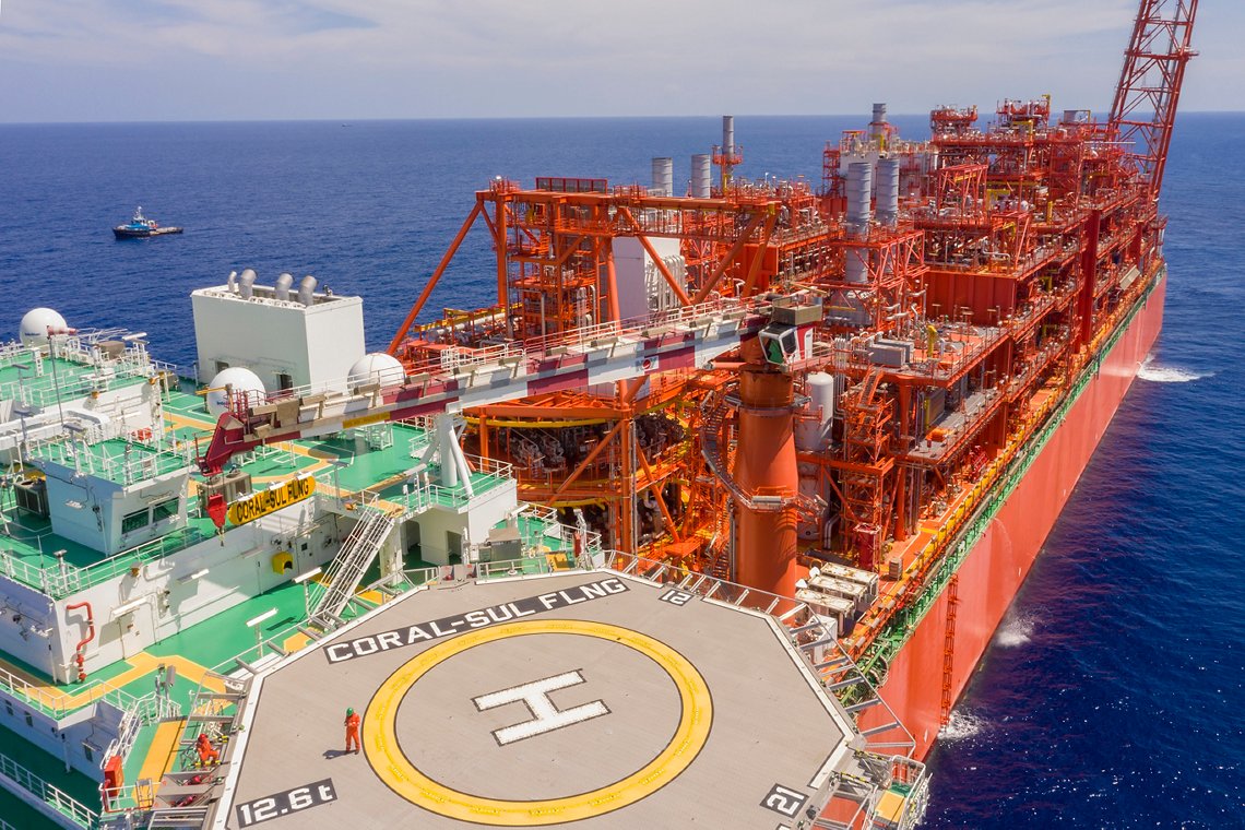 Eni Announces Million Tons Of Lng Production At Coral Sul Flng