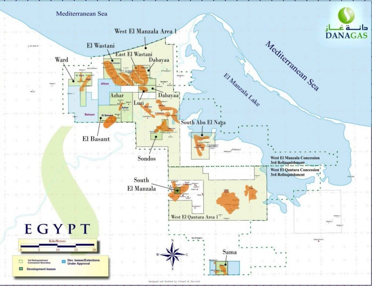 Fears that Dana Gas Losses May Affect Egypt Investments