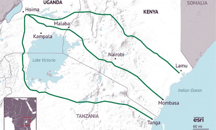 Tanzania, Uganda to Complete Oil Pipeline in 2020