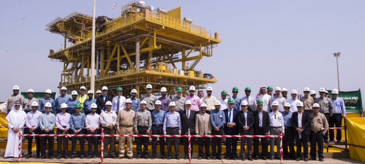 Saudi Aramco Completes Largest Offshore Tie-In Platform