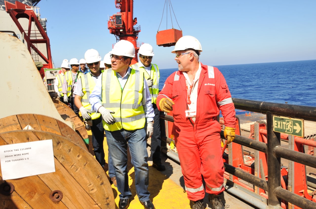 El Molla Reviewed Progress of Mediterranean Gas Projects