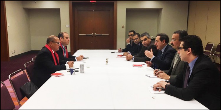 El Molla Met with Peruvians Minister of Energy and Mines in Canada