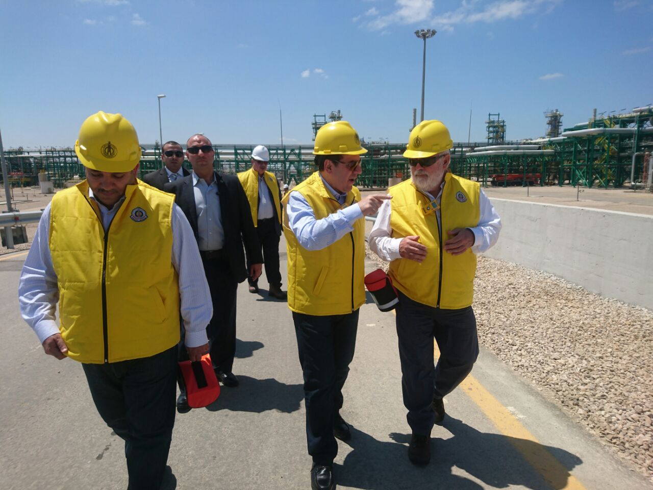 EU Energy Commissioner Visits Zohr Gas Field