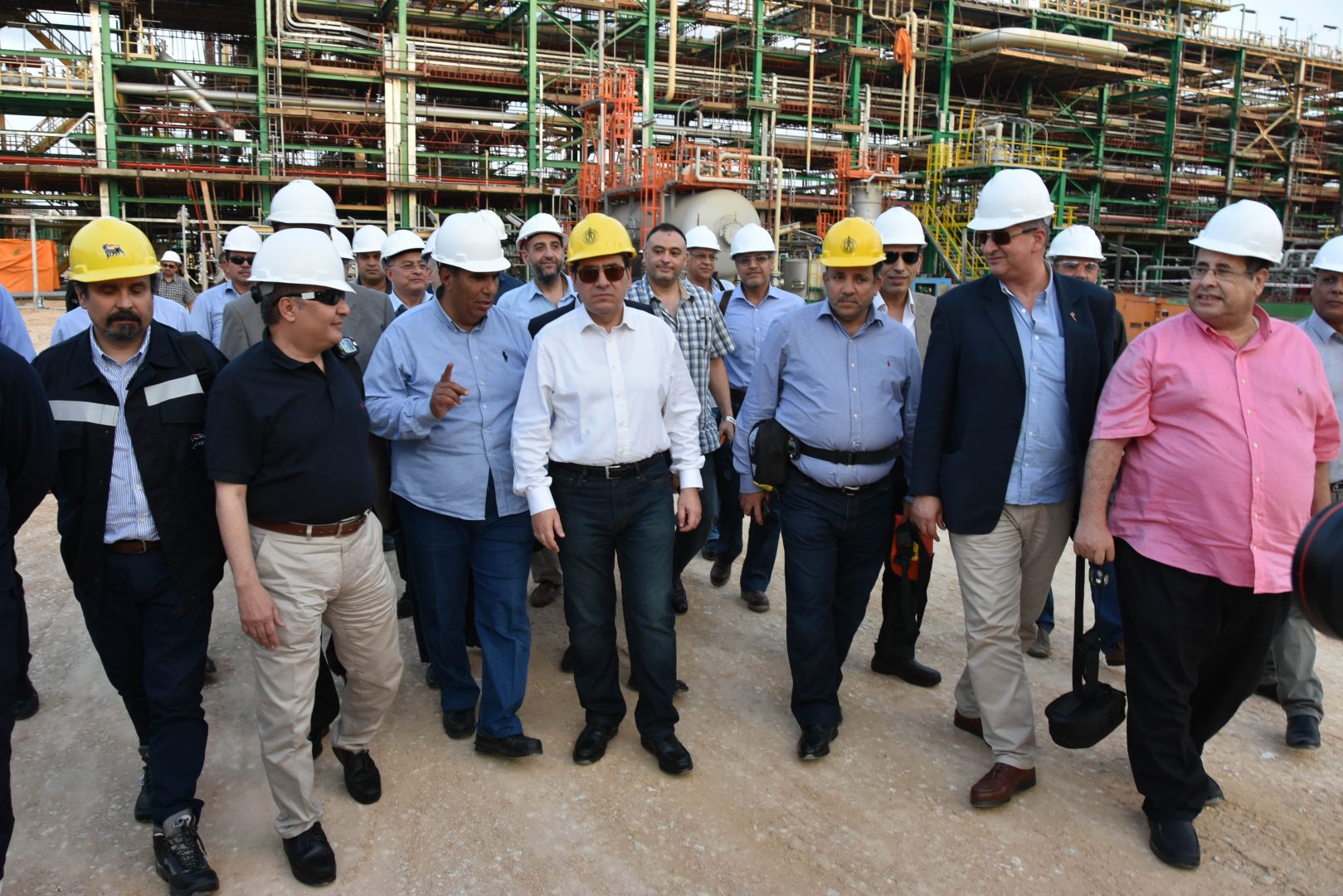 El Molla Visits Zohr Field