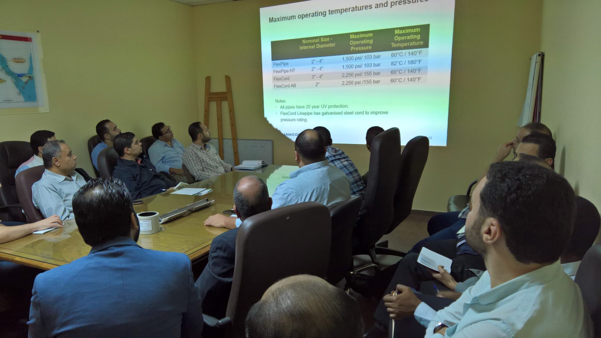 Shawcor Presents the Flexpipe Linepipe to EGPC