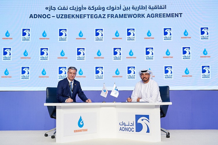 ADNOC Sign Gas Framework Agreement with Uzbekneftegaz