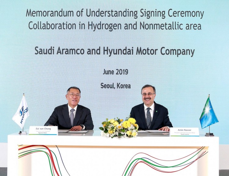 Aramco, Hyundai Ink MoU For Hydrogen Fuel, Non-Metallic Materials
