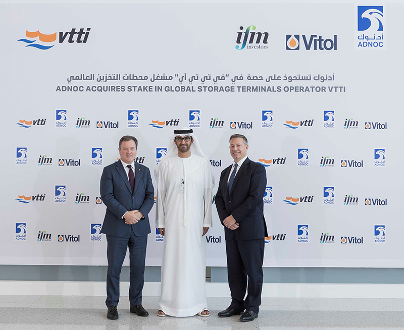 ADNOC Acquires 10% Stake In VTTI