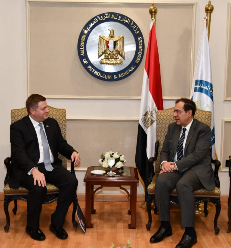 El Molla, Steff Discuss Boosting E&P Activities in Egypt