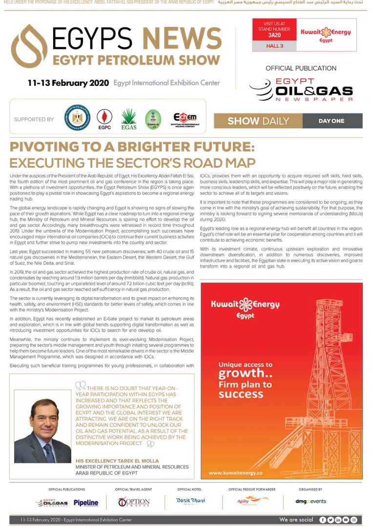 Show Daily Day 1 Egyps 2020 Egypt Oil Gas