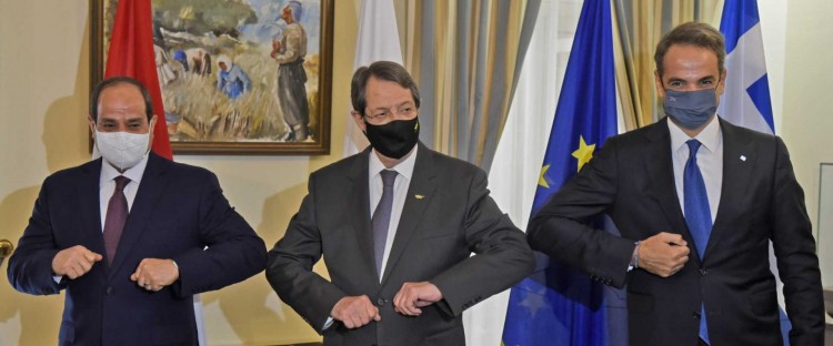 Al-Sisi Praises EMGF During Tripartite Summit with Cyprus, Greece