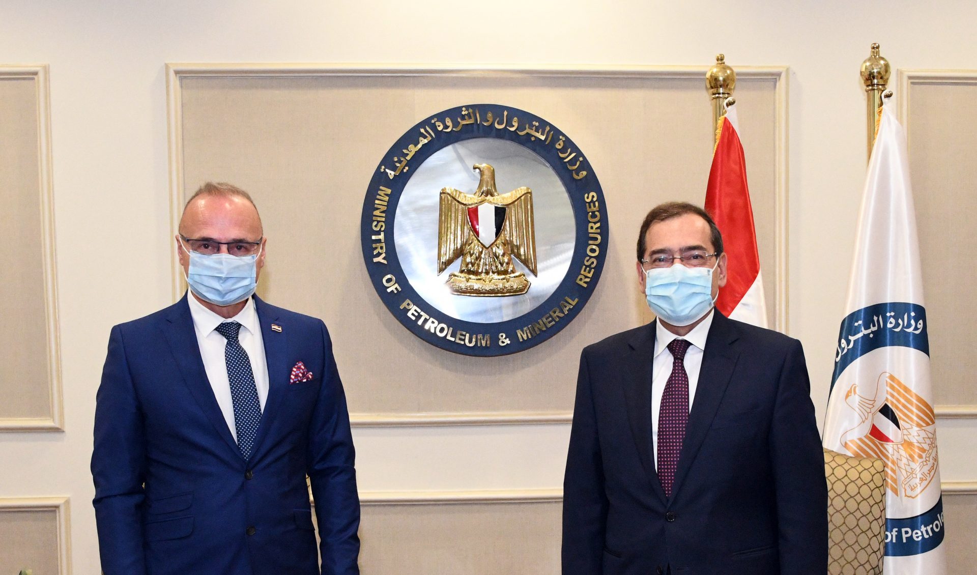 El Molla Discusses Energy Cooperation with Croatia FM