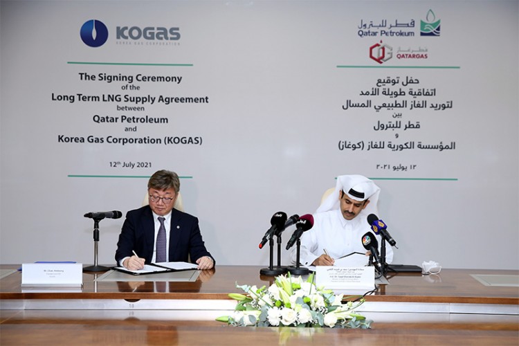 QP, KOGAS Ink 20-year SPA for LNG Supply