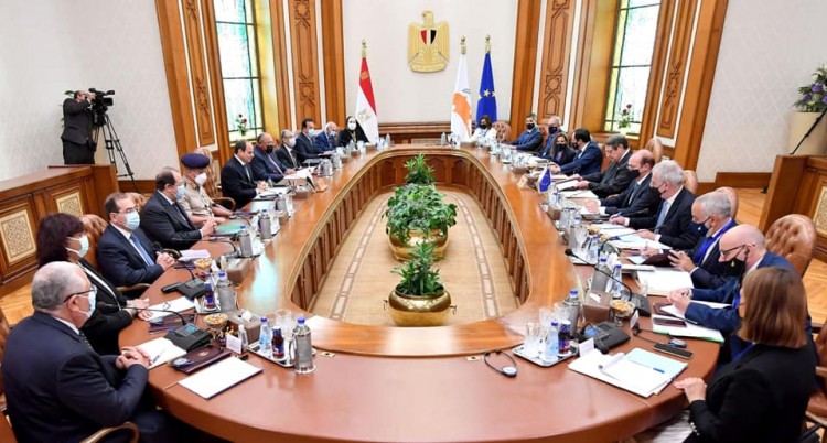 Sisi, Anastasiades Highlight Importance of Expediting Work on Gas Pipeline