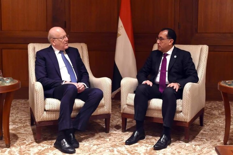PM Mostafa Madbouly, Lebanese Counterpart Discuss Gas Exports, Power Linkage