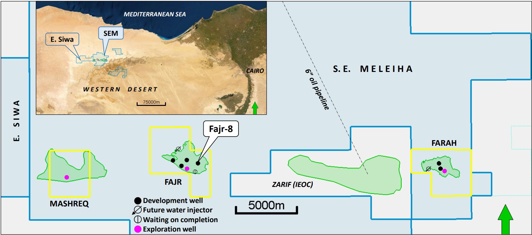 APEX International Tests Egypt’s Fajr-8 Oil Well at 2,440 bbl/d