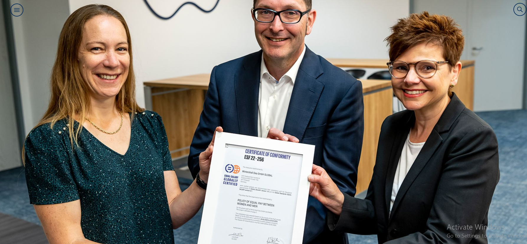 Wintershall Dea Becomes the First Energy Company Worldwide to Receive Internationally Recognized EQUAL-SALARY Certification