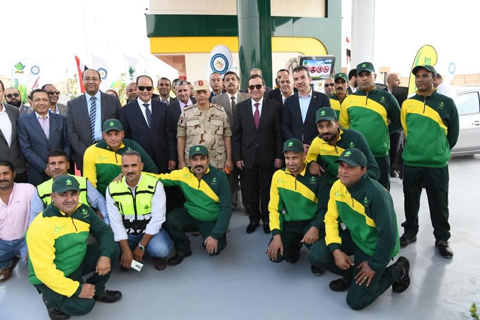 El Molla Inaugurates Two New Natural Gas Fueling Stations in Nasr City, New Cairo