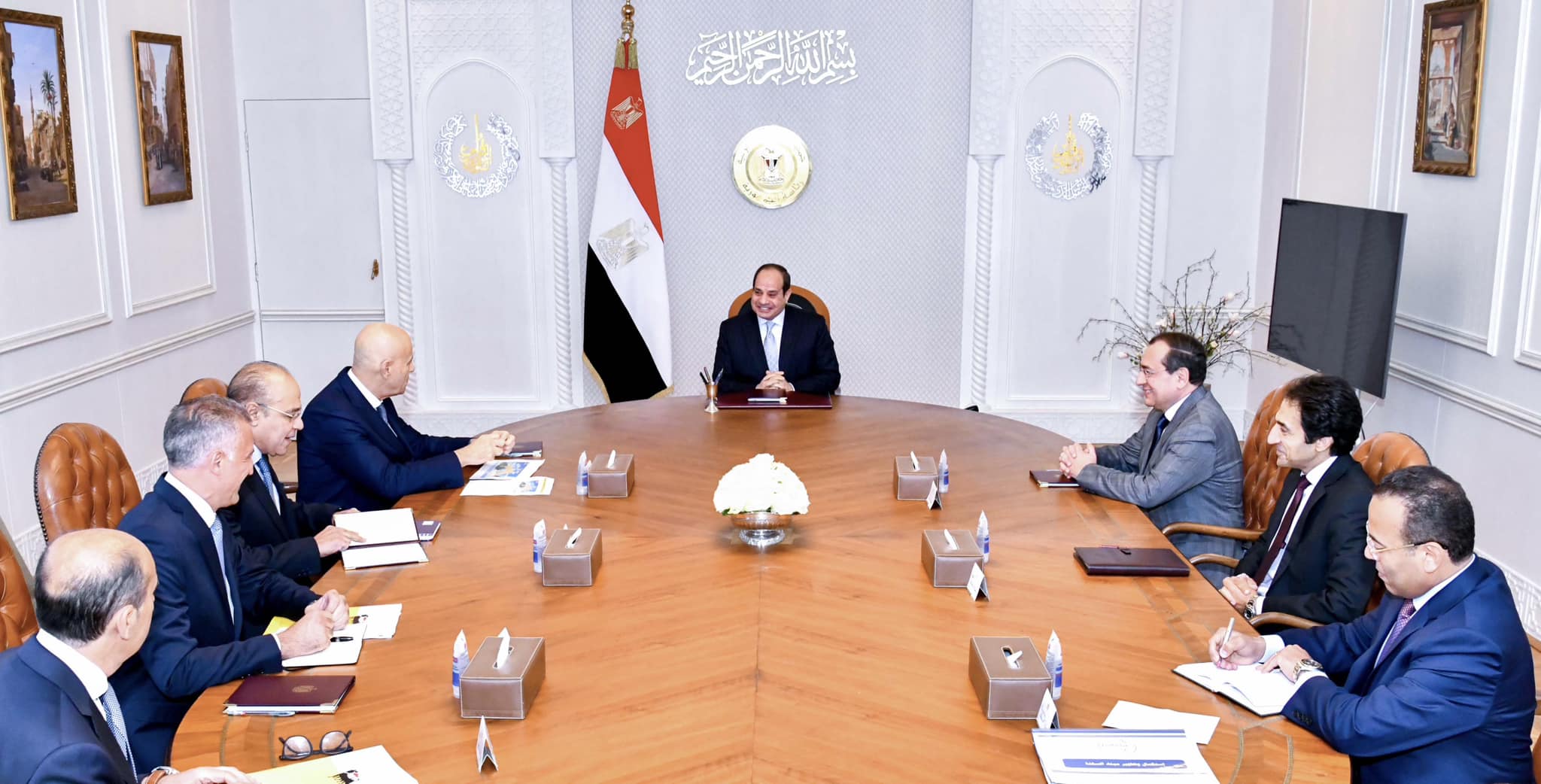 El Sisi Holds Natural Gas Talks with Eni’s CEO