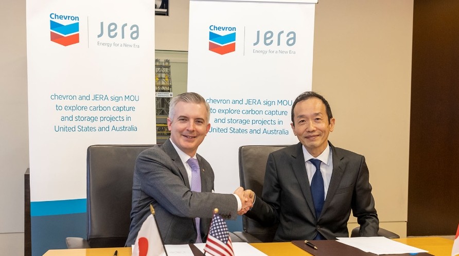 Chevron, JERA Ink MoU to Explore CCS Projects in the US, Australia