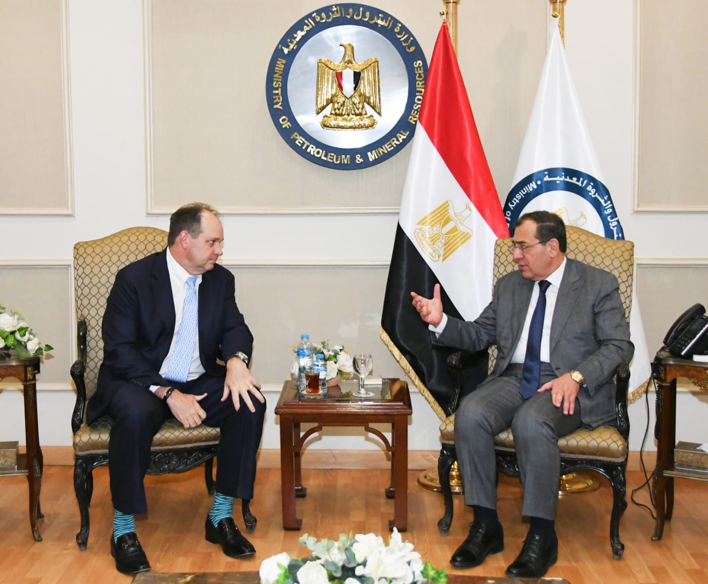 EL Molla, Christmann Discuss Apache’s Activities in Egypt