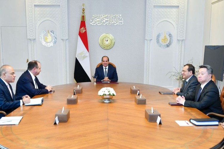El Sisi, Christmann Discuss Apache’s Activities in Egypt