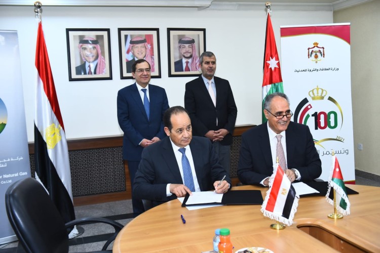 Egypt, Jordan Sign Two Natural Gas Cooperation Agreements