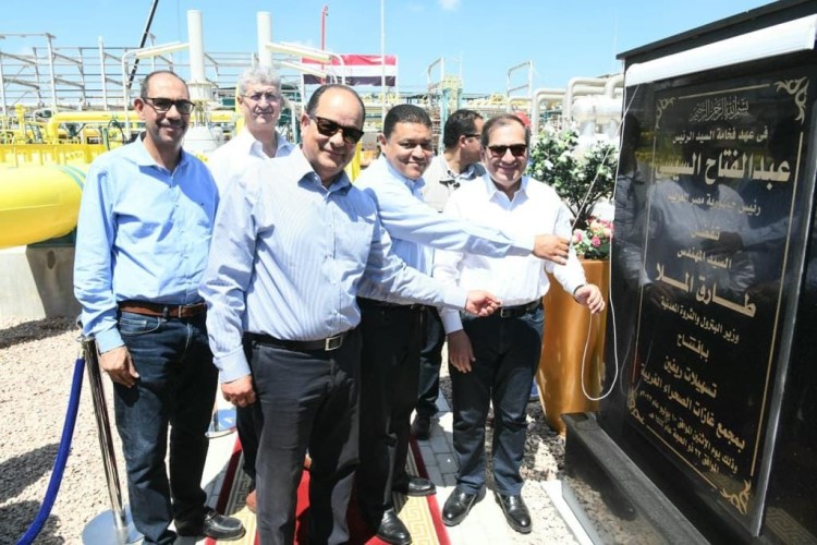 El Molla Witnesses Inauguration of the Raven Field/ Western Desert Complex Natural Gas Connection Project