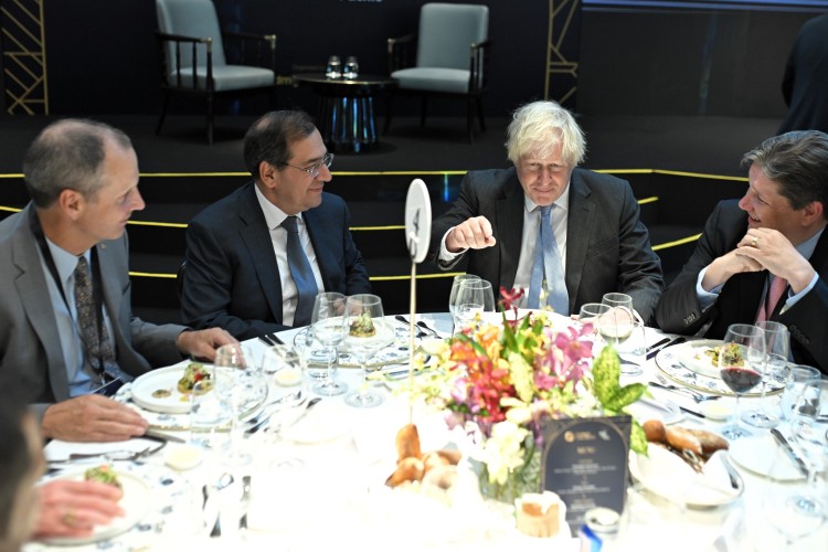 El Molla Meets with Former UK PM, Energy Leaders at Gastech 2023 Gala Dinner