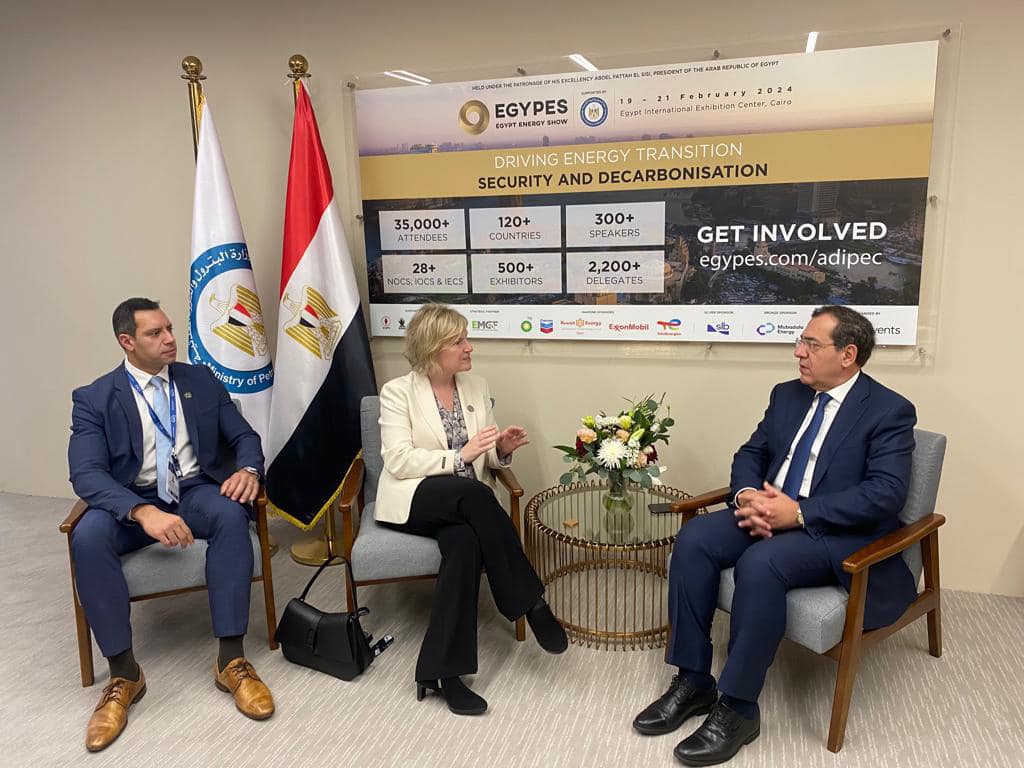 El Molla Reviews Energy Cooperation Progress with Wintershall Dea