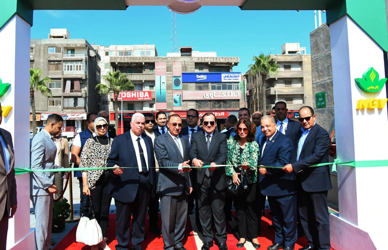 El Molla Inaugurates Cargas Natural Gas Filling Station in Alexandria