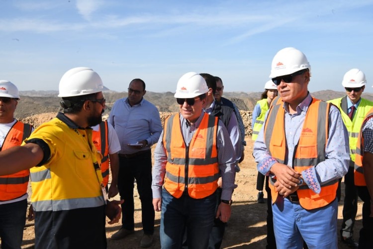 El Molla Inspects Nubian Mining Company’s Work Sites