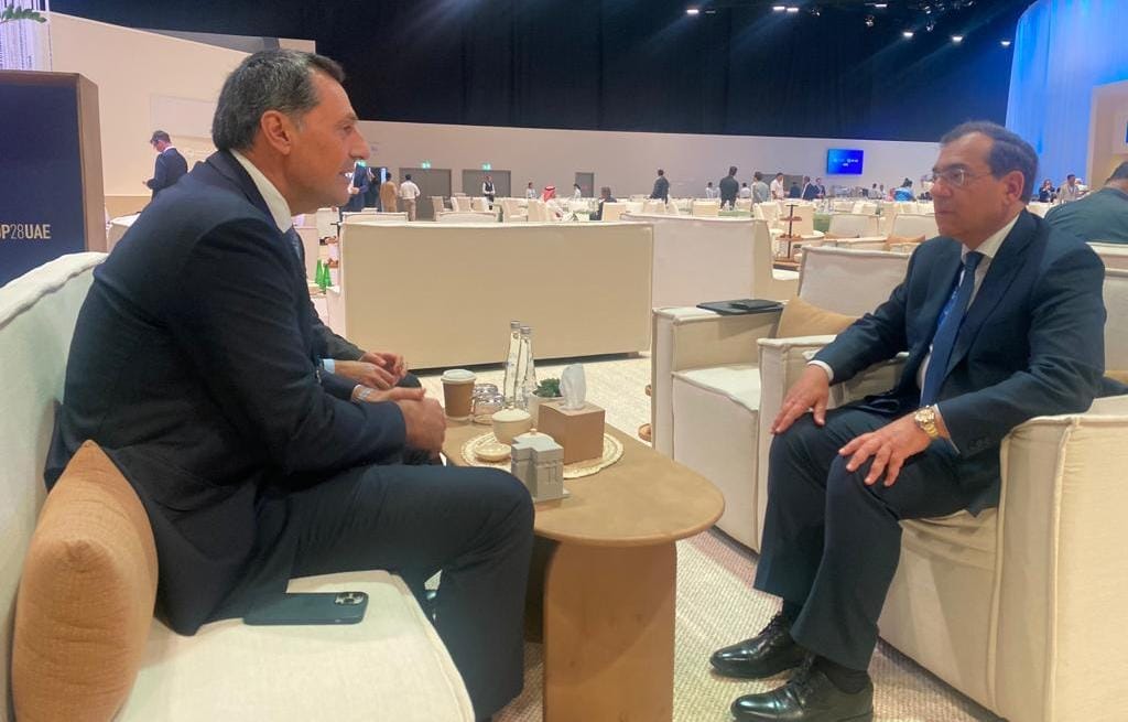 El Molla, Energean CEO Hold Talks on Investments, Carbon Removal at COP28