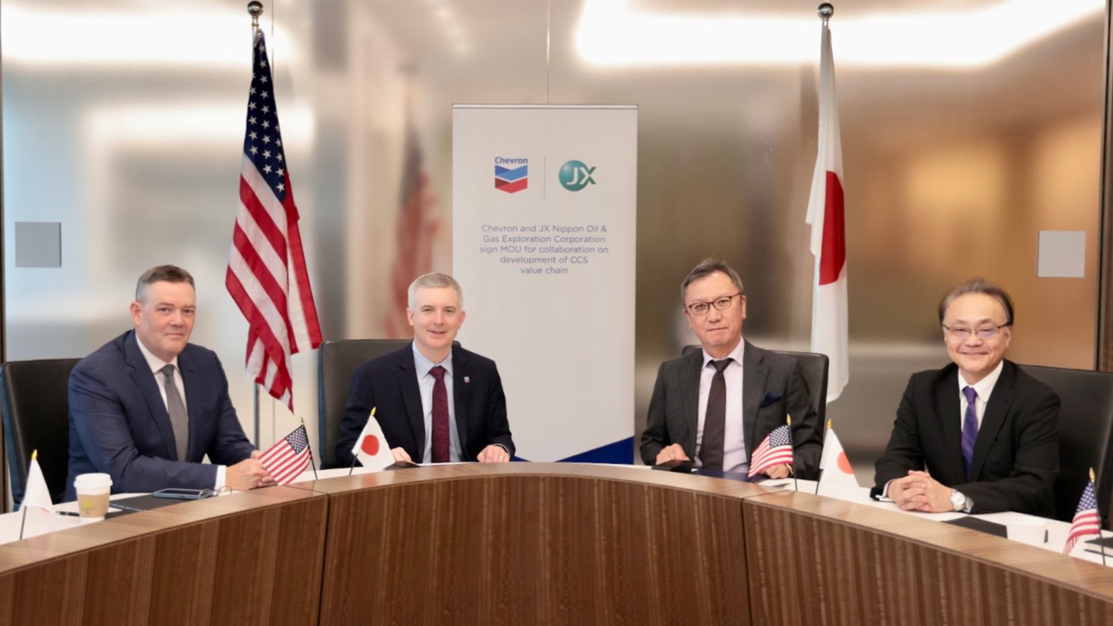 US Chevron, Japan JX Sign MoU for CCS Value Chain