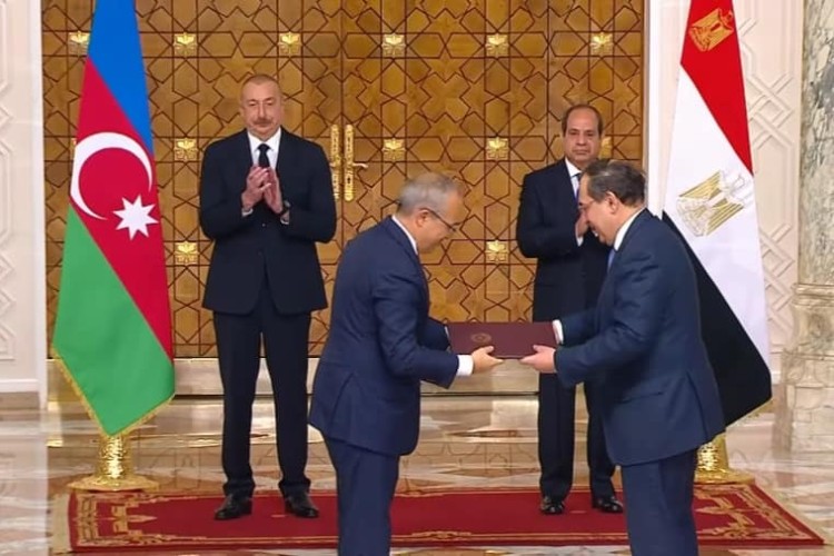 Egypt, Azerbaijan Sign Protocol of Intent for Bilateral Cooperation