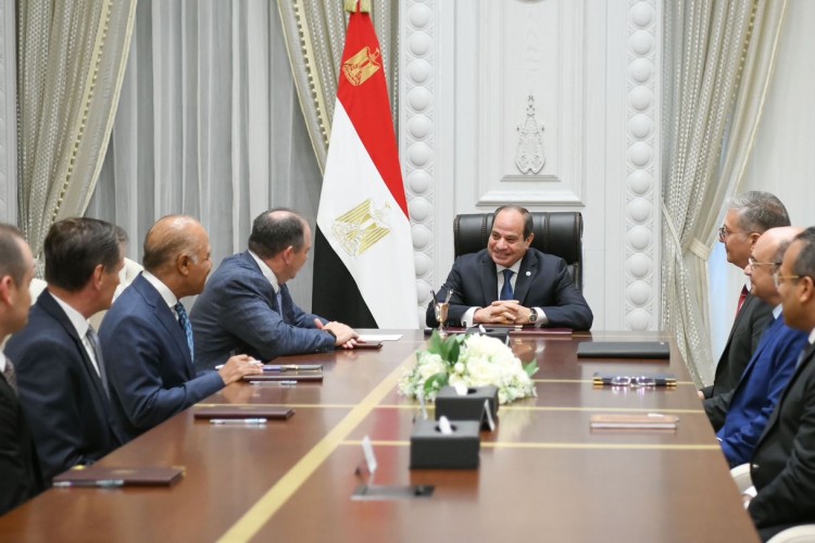 El Sisi, Apache CEO Discuss Efforts to Boost Partnership