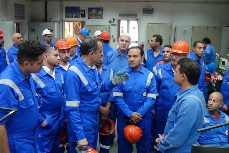 EGAS Reviews Achievements of Abu Qir Natural Gas Fields During Inspection Visit