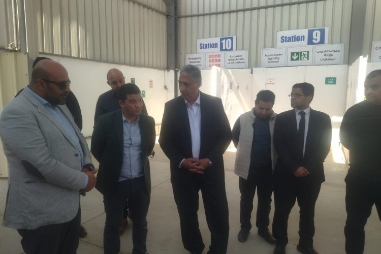 MoPMR First Undersecretary Inspects Progress of Hazard Prevention Training Center in Al-Sokhna