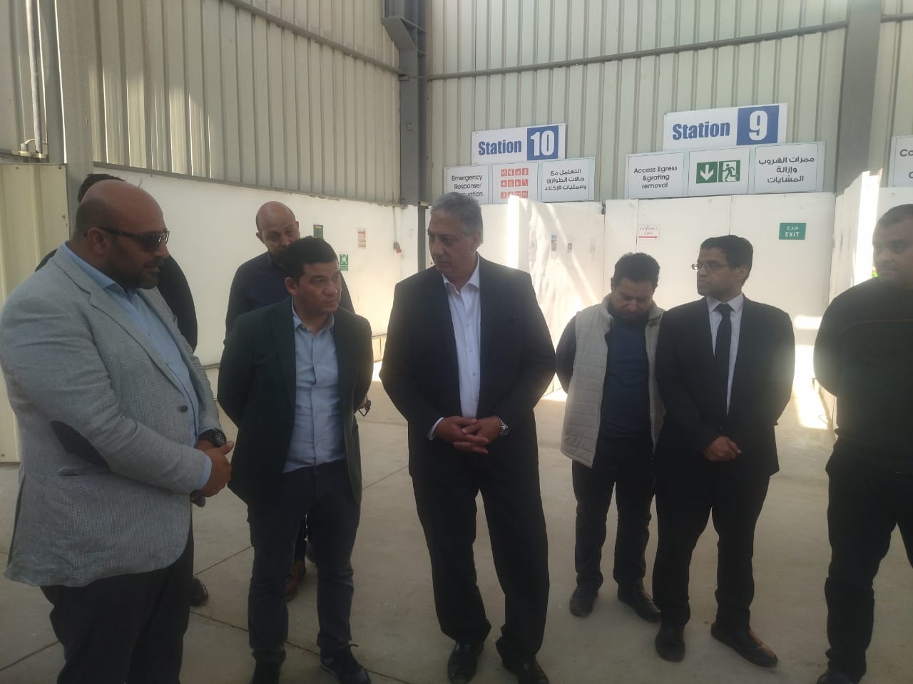 MoPMR First Undersecretary Inspects Progress of Hazard Prevention Training Center in Al-Sokhna