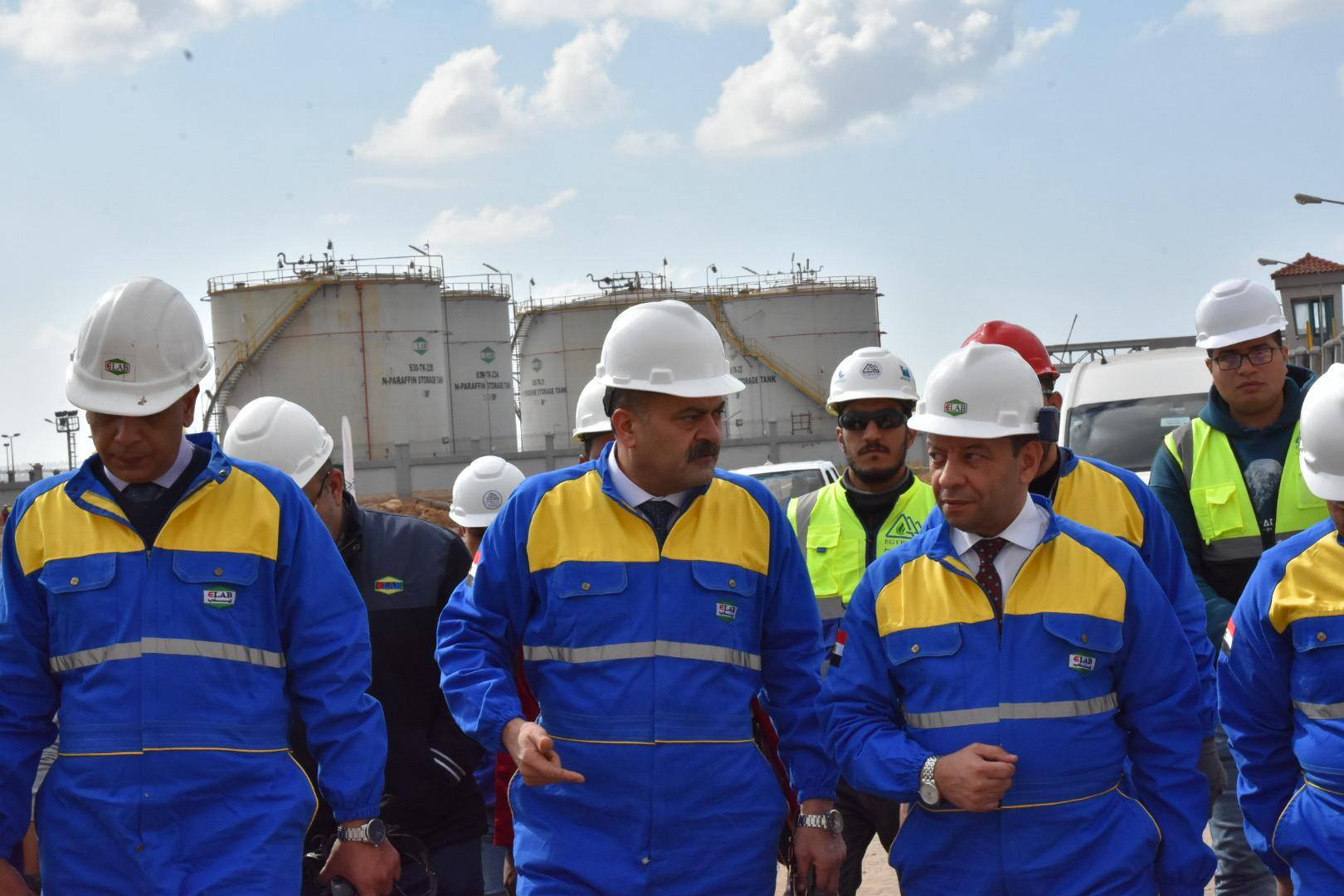 ELAB, Egypt Gas Chairmen Inspect ELAB Expansion Project
