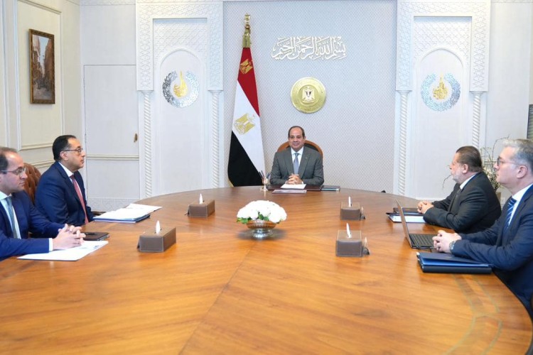 エジプト大統領は、バダウィ、マドブリーとのガスプロジェクトをレビューします