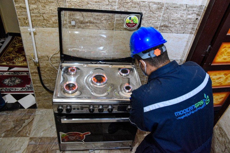 Natural Gas Reaches Homes in Al Hammam City