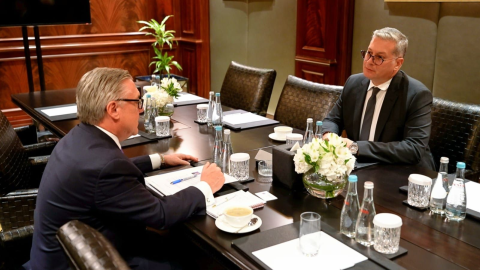 Badawi Meets Eni, Chevron Leaders to Advance Gas Exploration, Regional Cooperation at ADIPEC 2025