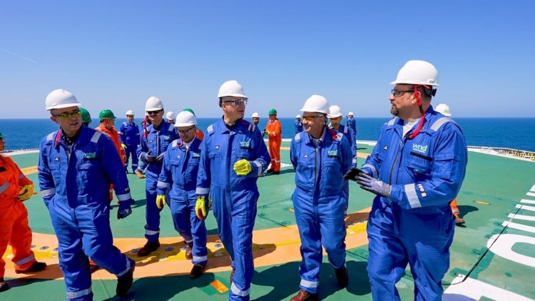 Badawi Inspects Valaris DS-12 as bp,Arcius Launch New Mediterranean Drilling Campaign