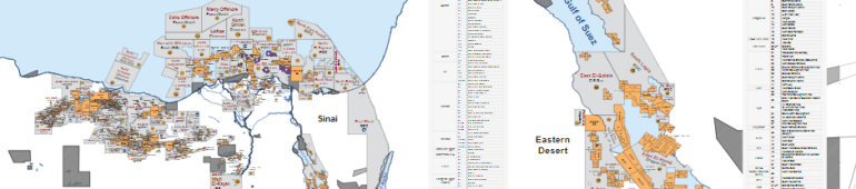 Egypt Oil and Gas Concession Map April 2026