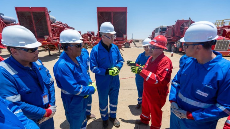 Badawi Attends Hydraulic Fracturing Job at Bapetco BED‑15 Area