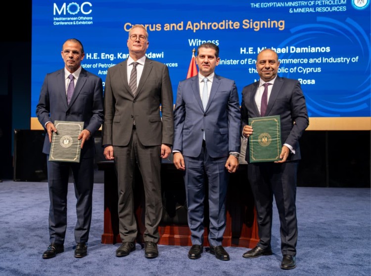 Egypt, Cyprus Initial Aphrodite Gas Project Financial Agreement